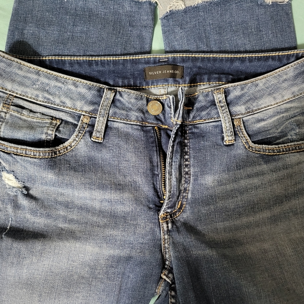 Silver capris - Picture 3 of 5